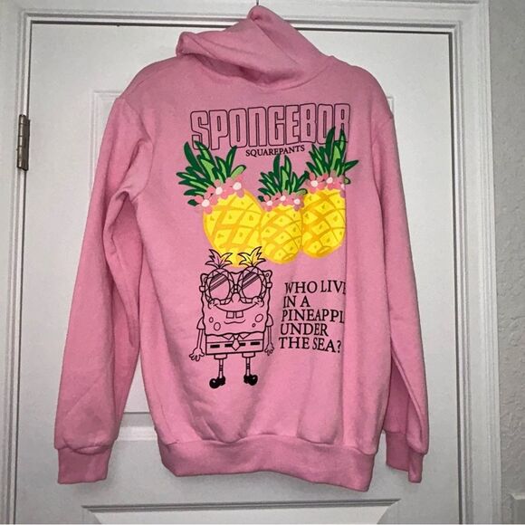 Nickelodeon Spongebob SquarePants Graphic Hooded Sweatshirt - Picture 12 of 13